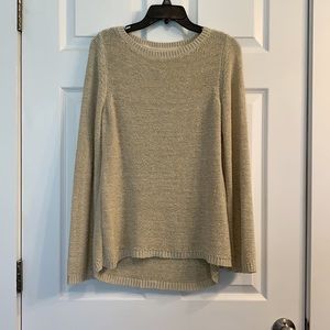 Tan Knit Pullover Sweater/Tunic